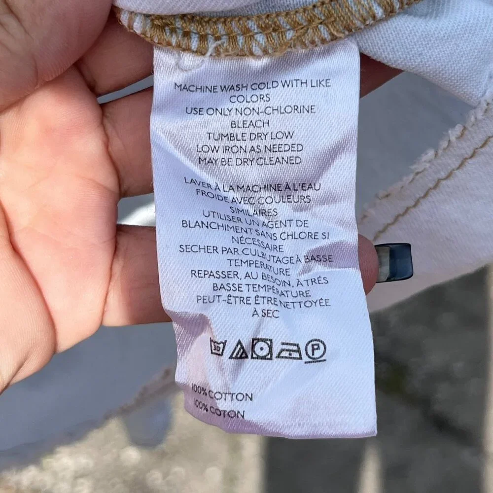 We The Free People Ruffles And Denim Shirt Size M - Picture 12 of 13